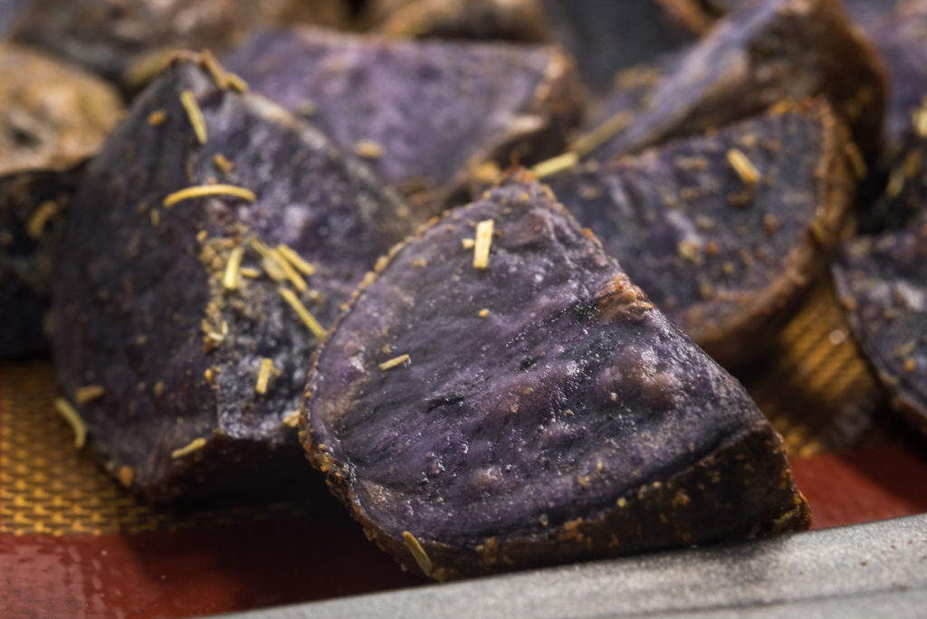 Purple Potatoes 3 Ways