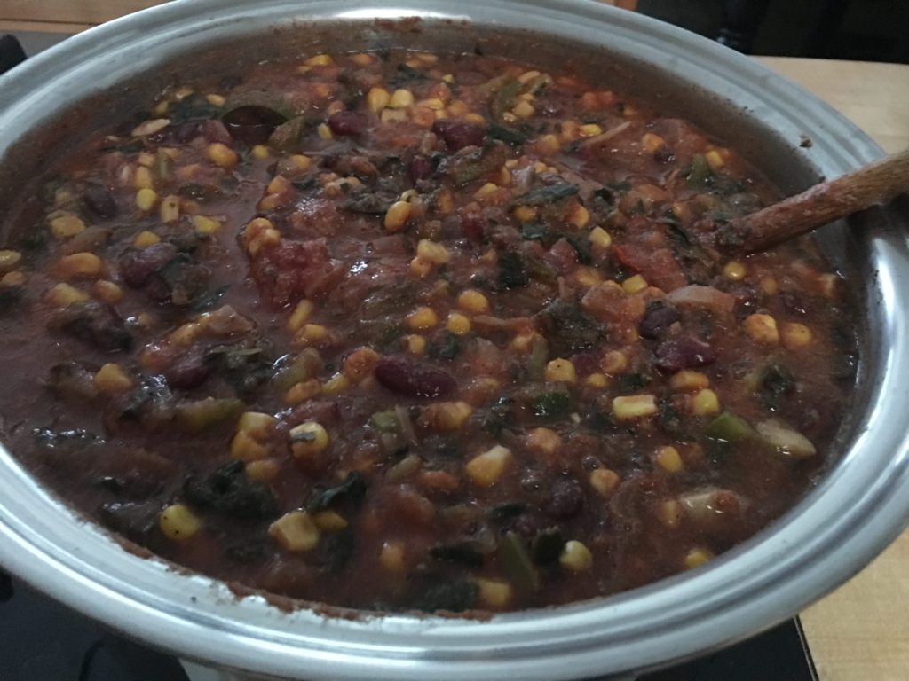 Three-Bean Sweet-and-Spicy High-Cruciferous Chili